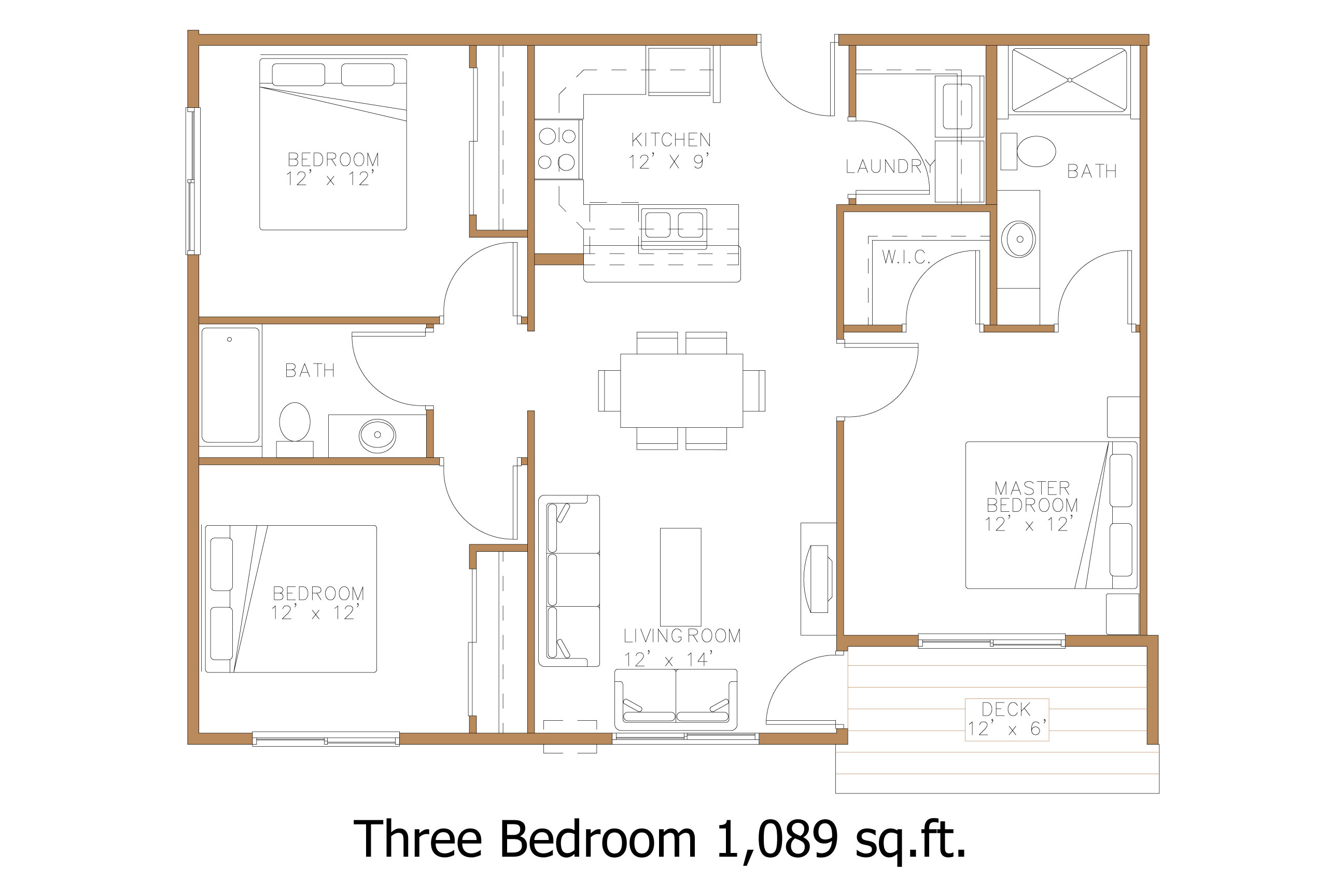 three-bedroom-3-bedroom-2-bath-1320-sq-ft-interiorplanningbedroomtips-apartment-layout